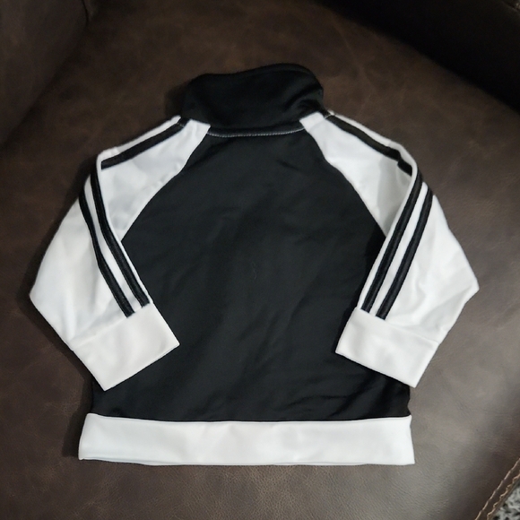 Track Jacket | Adidas | Black and White | Size 3 months - Picture 4 of 5